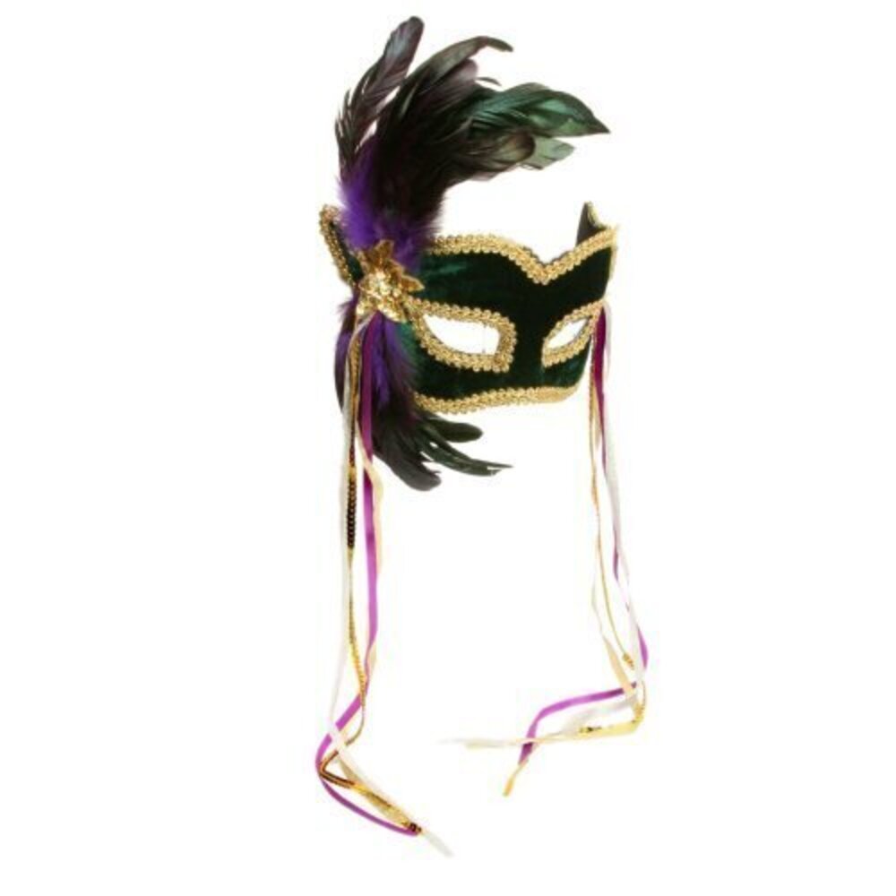 9201 Peacock Carnival Half Mask for Adults, Unisex No Size